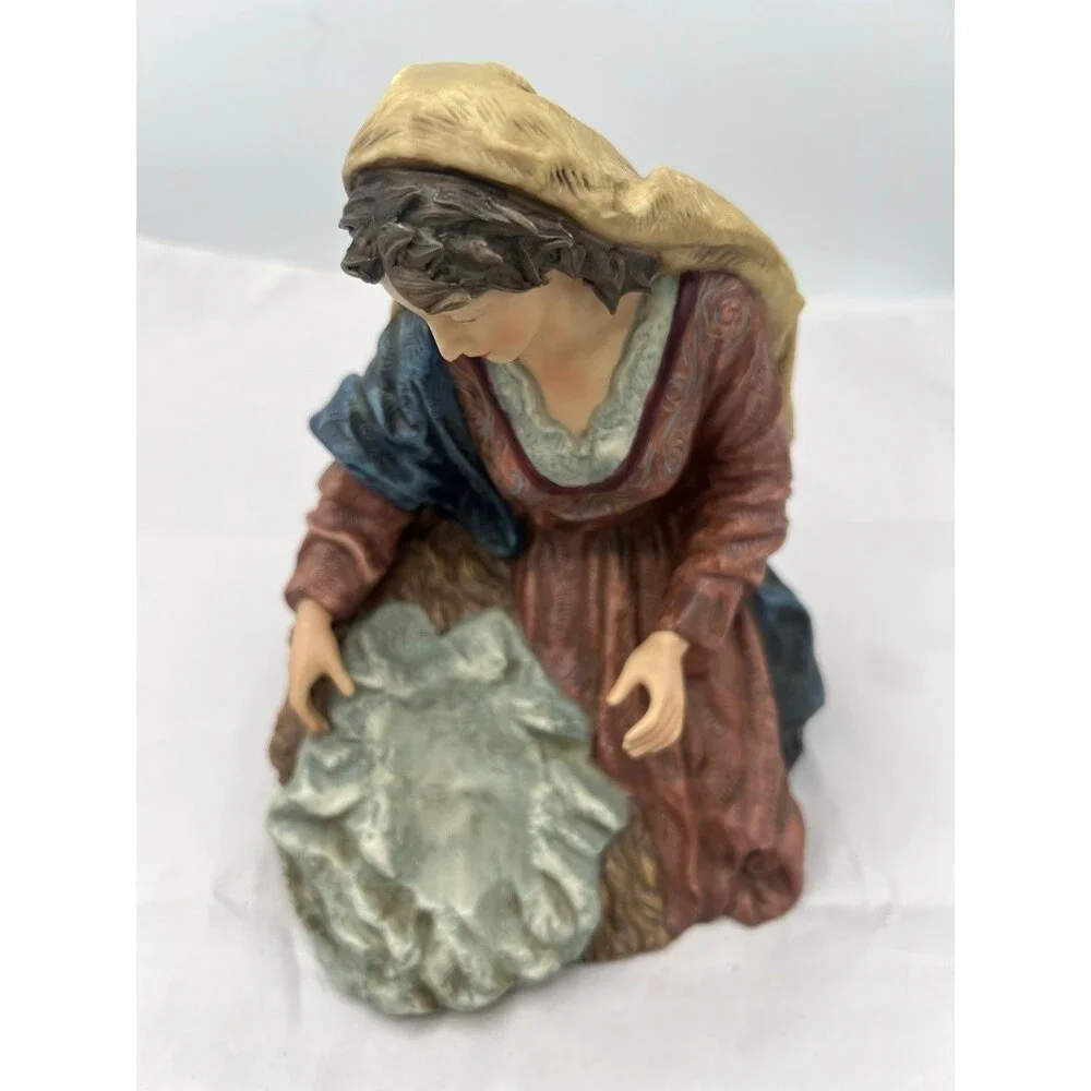 Grandeur Noel Nativity 1999 Mother Mary + Baby  7 X 5.5
